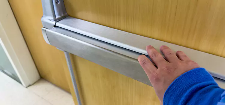 Installing a Push Bar on a Door Charleston